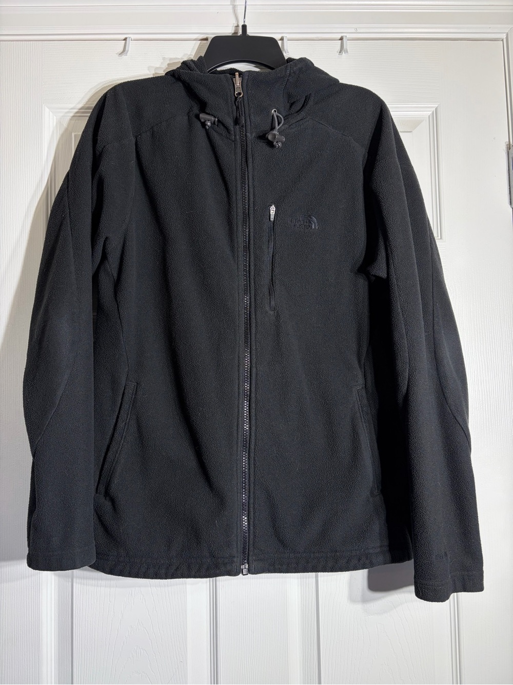 The North Face Men's Black Full-Zip Fleece Jacket Medium